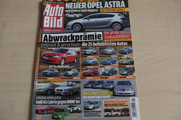 Deckblatt Auto Bild (09/2009)